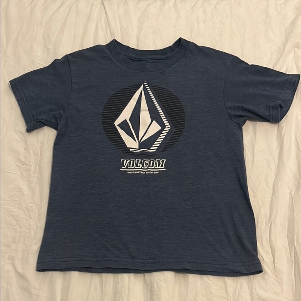 Volcom Blue Short Sleeve Tee